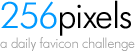 256pixels - a daily favicon  design challenge