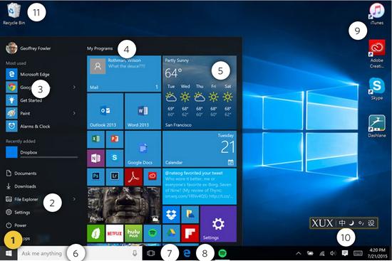 Windows 10的一些新特性